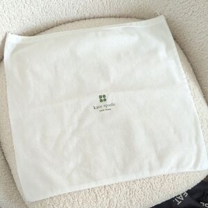 Kate Spade Cream with Green Logo Duster